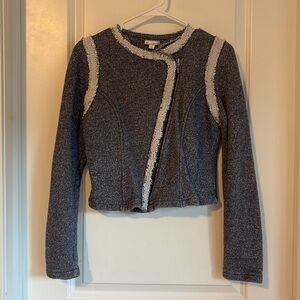 Cropped GAP sweatshirt jacket